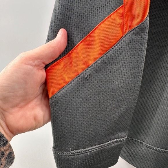 Nike Performance Youth Gray Hoodie XL 18-20 Orange White Accents Retro Swoosh a - Picture 10 of 10